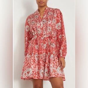 HANNAH Nissa mini Dress in Red and White